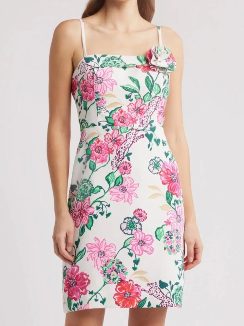 LILLY PULITZER NICKOLA Coconut Safari Sanctuary Dress - Picture 8 of 9